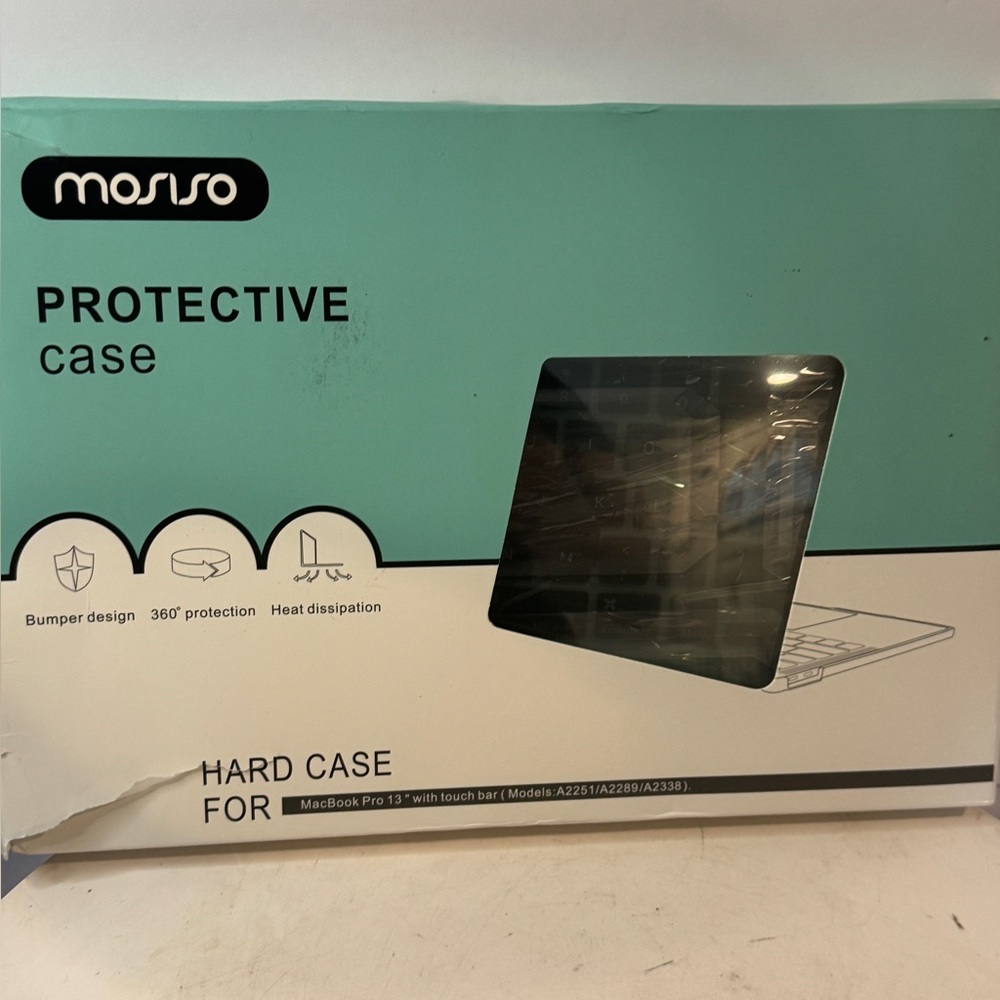 Mosiso Plastic Hard Case+KC+SP for MacBook Air 13" (A1369 &1466) Shining